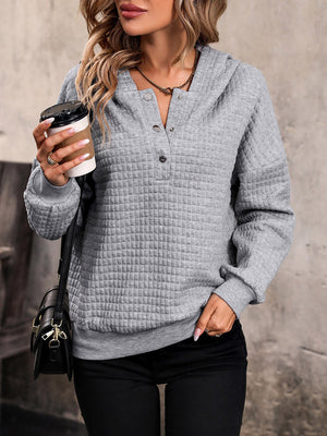 Long Sleeve Casual Hoded Pullover