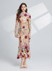 Heavy Industry Embroidery Three-dimensional Flower Dress