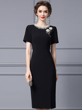 Purple Pearls Mother Of The Bride Dress