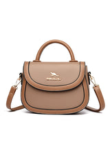 Contrast-colored One-shoulder Bag