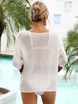 Hollow Seaside Holiday Swimsuit Cover Up