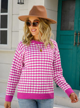 Round Neck Pullover Sweater