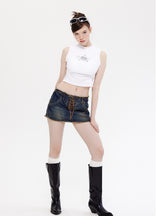 Sleeveless Slim Vest Top