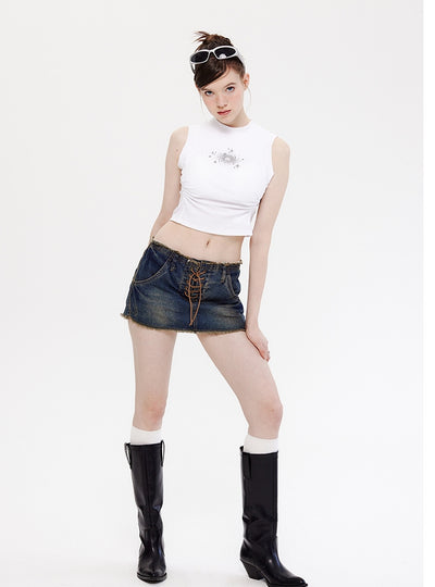 Sleeveless Slim Vest Top