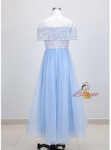 Retro Short Sleeve Mesh Sequined Dress