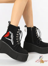High-heeled Thick Platform Boots