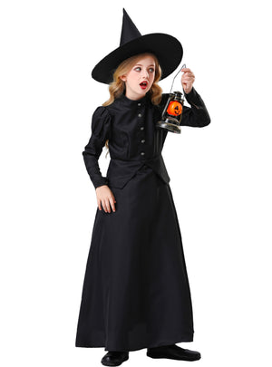Children's Witch Costume Halloween Performance