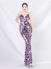 Mermaid Sequins Spaghetti Straps Prom Dress