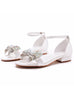2 cm Bridal Rhinestone Bow Sandals