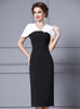Black V-neck Beading Mother Of The Bride Dress