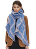 Women Checked Diagonal Scarf