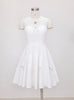 Slim Short Sling Bow Short Dress