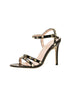 Retro Patent Leather Metal Rivet Sandals