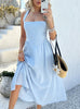 Leisure Holiday Style Sleeveless Halter Dress