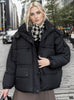 Loose Hooded Short Down Jacket Coat