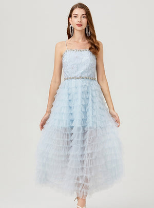 Heavy Industry Three-dimensional Flower Dress