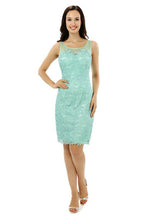 Green Short Lace Mother Of The Bride Dress
