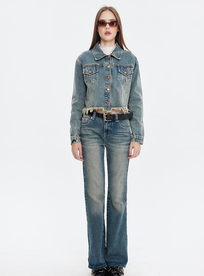 Retro Short Denim Jacket