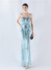 Mermaid Sequins Spaghetti Straps Prom Dress