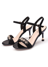 High-heeled Buckle Thin Heel Sandals