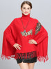 Large Size Loose Beaded Fringed Cloak