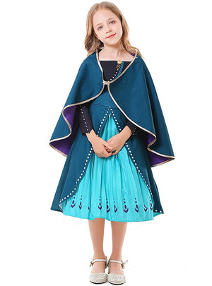 Children Princess Shawl Dress Performance Cosplay