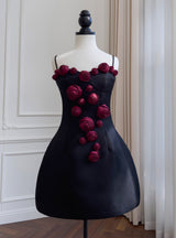 Flower Suspender Three-dimensional Flower Dress