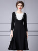 Black Long Sleeve Mother Of The Bride Dress