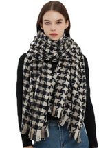 Thickened Houndstooth Scarf Shawl