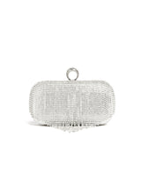 Chain Diamond-encrusted One-shoulder Bag