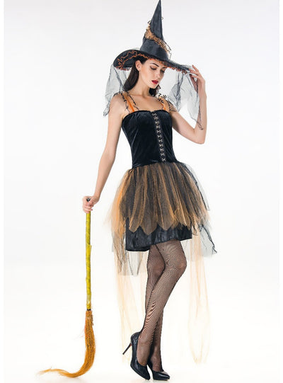Halloween Costume Female Vampire Witch Cosplay