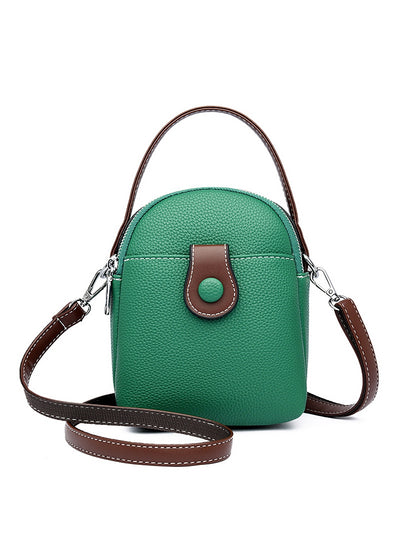 Leather Large-capacity Portable Messenger Bag