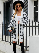 Long Knitted Cardigan Sweater Coat