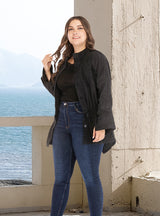 Plus Size Casual Long-sleeved Coat