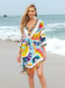 Sexy Printed Floral Fringed Beach Bikini Cover Up