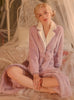Flannel Lace Up Thick Warm Bathrobe