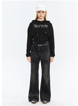 Waist-closed Hooded Short Sports Top