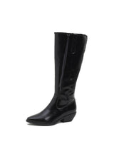 Black Drawstring Slim Joker Boots
