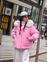 Large Fur Collar Short Loose Cotton Coat