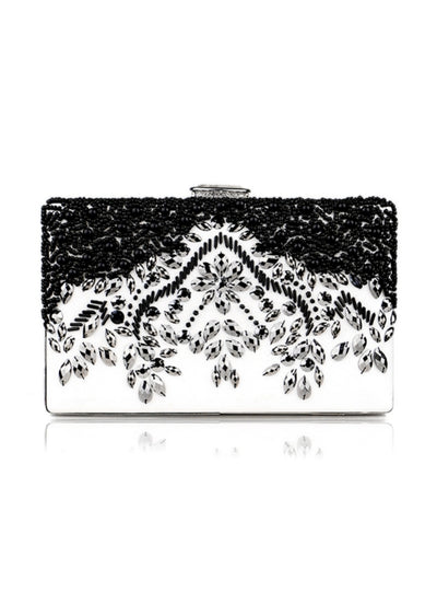 Black Beading Evening Bags