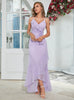 Light Purple Straps Party Dress