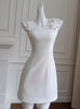 3D Short Flower Sling Dress