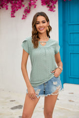 Solid Color Short Sleeve Loose T-shirt