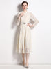 Lace Long-sleeved Medium-length Dress