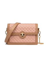 Rhombic Chain Slung Small Square Bag