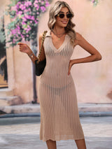 Pullover Solid Color Lapel Women's Sweater