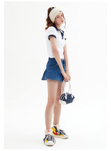 Polo Collar Short Sleeve T-shirt