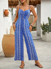 Sling Print Straps Jumpsuit