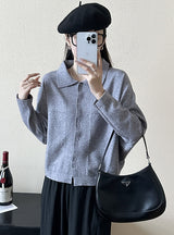 Bat Sleeve Casual Loose Sweater Coat