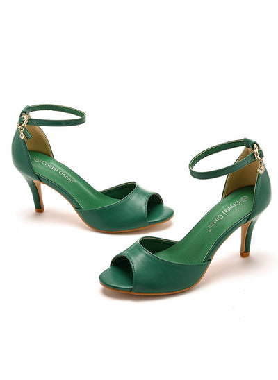 7 cm Fishmouth High-heeled Sandals